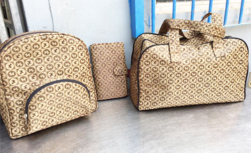 Our custom bags are in set. We use PVC fabric to make bags in Phnom Penh Cambodia.